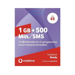 Vodafone Ready 1GB SIM Card for One Month Vodafone Ready 1GB SIM Card for One Month